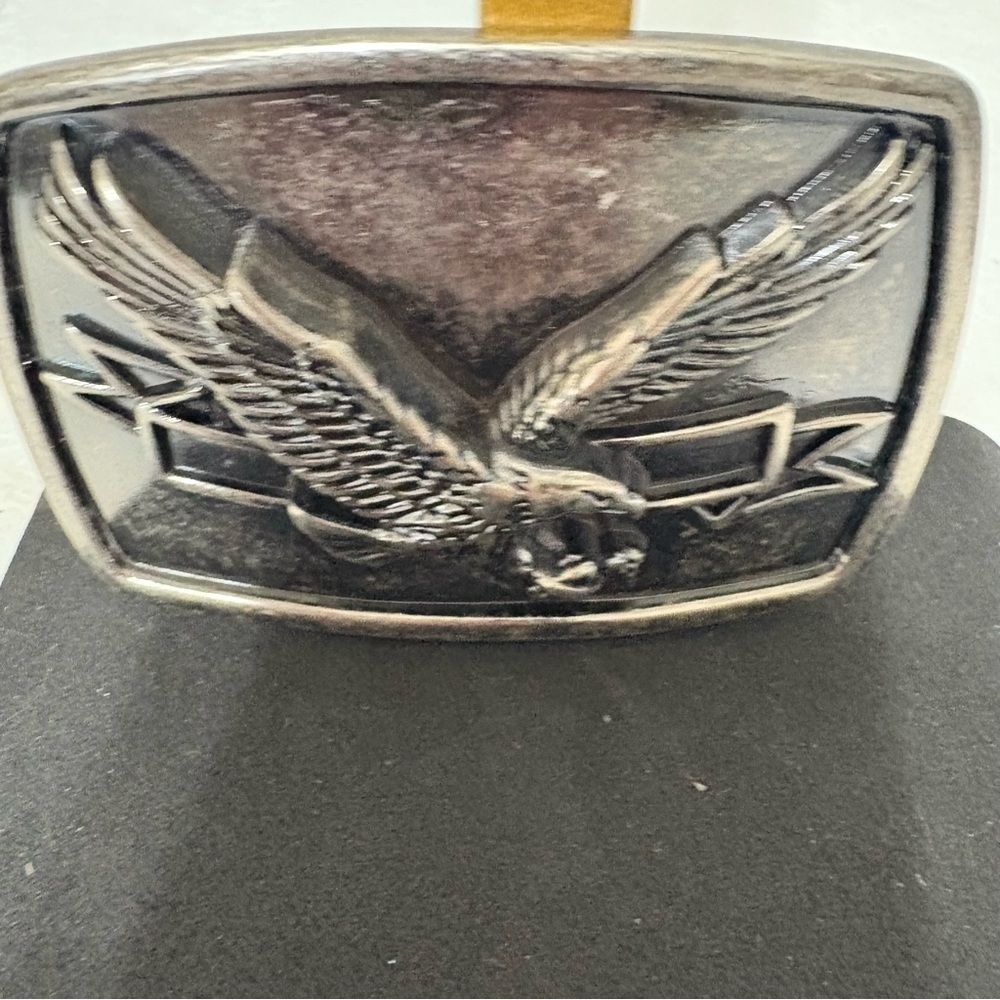 Silver Eagle Belt Buckle - Picture 2 of 6
